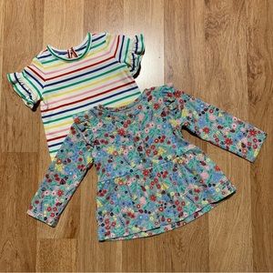 BABY GAP Carters Rainbow Colorful Bundle Set 2-Pieces Baby Toddler Girl